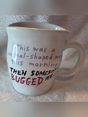 Shoebox Then Somebody Bugged Me Novelty Coffee Mug